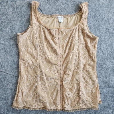 Lencería para mujer Monroe & Main vintage bustier encaje renacentista 1X beige hada Foto 1 de 4