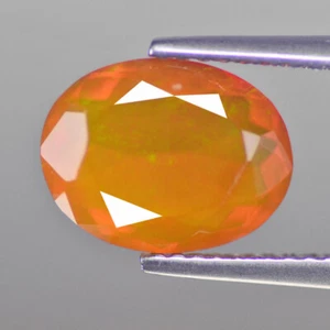 Orange Opal Oval 1.91 cts 100% Natural Loose Gemstone Opal - Picture 1 of 1
