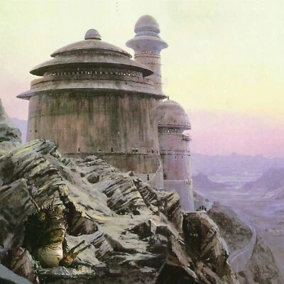 Telón de fondo diorama IKEA Detolf 15x15 escala 1/6 STAR WARS PALACIO DE JABBA EXTERIOR Foto 1 de 4