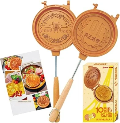 10-yen coin-shaped pancake pan Hot Sand Maker lightweight Easy Superb products - Image 1 of 4