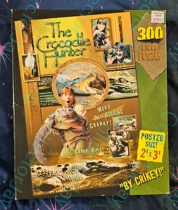 The Crocodile Hunter Puzzle 300-Piece Milton Bradley 2000 Hasbro +2x3 Poster! - Picture 1 of 2