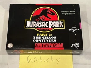 Jurassic Park Part 2: The Chaos Continues (SNES Super NES) NEW SEALED MINT LRG! - Picture 1 of 2