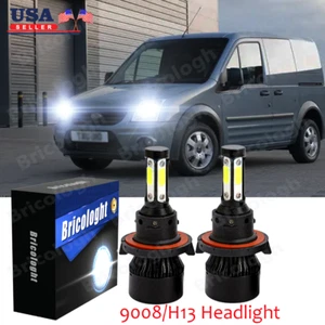 9008 Bombillas LED 6000K para Ford Transit Connect 2010-2013 haz alto bajo - Imagen 1 de 11