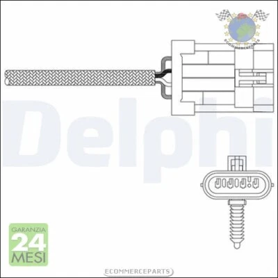Sonda Lambda Delphi per DAEWOO LEGANZA TACUMA NUBIRA MATIZ - Immagine 1 di 3