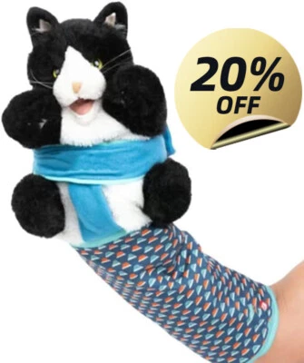 Cat Wrestling Glove Antarcking Wrestler Cat Wrestling Toy Puppet UK - Image 1 of 4