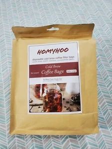 Homyhoo Cold Brew Coffee Filter Bags 60 count NEW - Picture 1 of 2