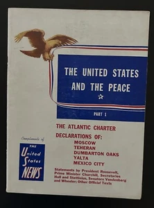 Vintage United States News 1945 United States And The Peace United Nations - Picture 1 of 1