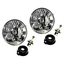 7" Round Chrome Euro Headlights Fits 1946-1953 Armstrong-Siddeley Typhoon