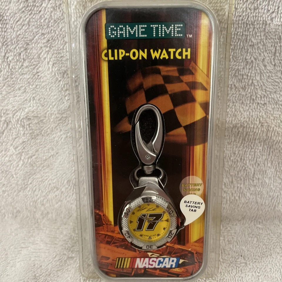 Reloj Matt Kenseth #17 Clip-On Game Time 32 Foto 1 de 2