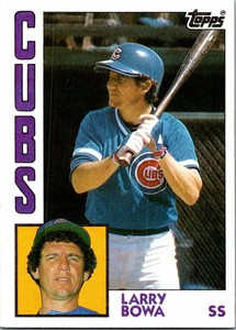 1984 Topps Baseball Card Larry Bowa SS Chicago Cubs sk0835
