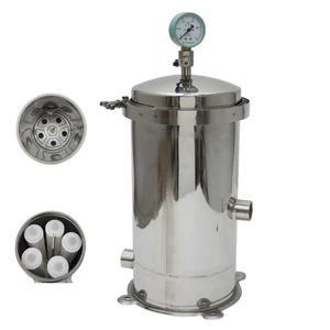 Filtro Acciaio Inox PP Cotone Elemento Filtrante Filtrazione DN25 1" Ingresso/Uscita - Foto 1 di 22