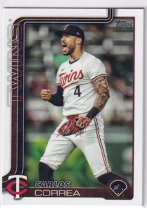 2025 Topps MLB Baseball Series 1 No. 275 Carlos Correa Twins - Bild 1 von 2
