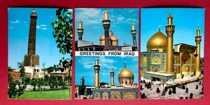 3 x AK IRAK um 1980 Hadba Moschee, Naja Al - Ashraf  ( 82936 - Bild 1 von 2