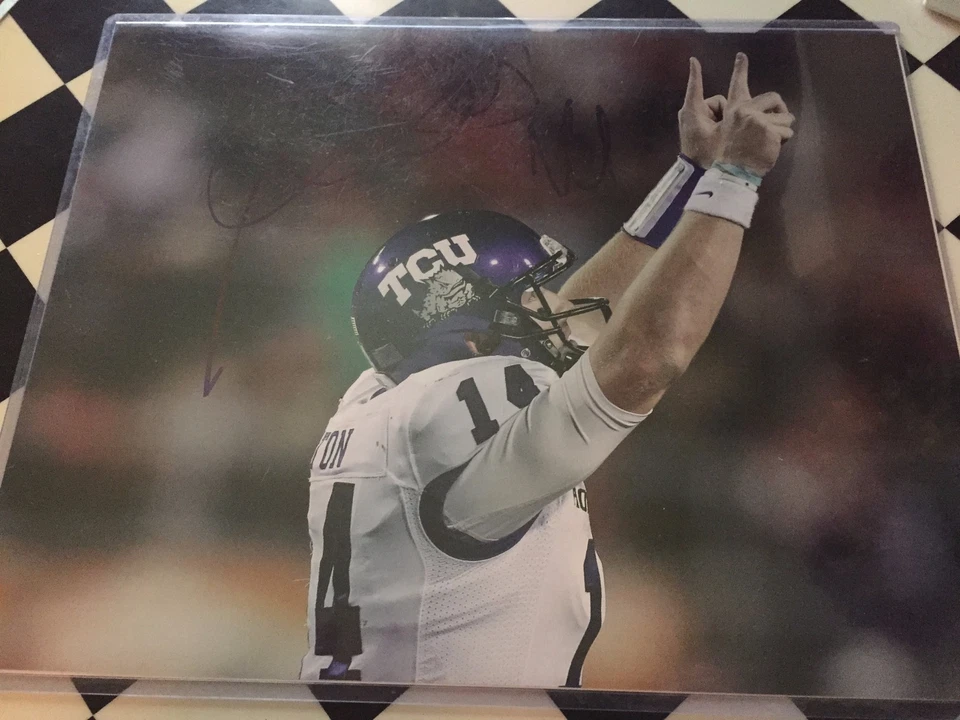 Fotografia holo autografada autêntica assinada por Andy Dalton 11x14 certificado de autenticidade - Imagem 1 de 1