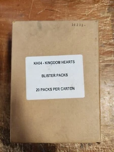 Disney Kingdom Hearts Base Set Trading Card Sealed Blister Case - Picture 1 of 5