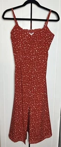 Petite Studio NYC Women’s Strappy Sleeveless Red Print button Up Dress XS - Picture 1 of 17