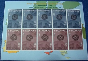 Stadspost Nijmegen - Velletje Europa zegels 1967 postfris - Picture 1 of 1