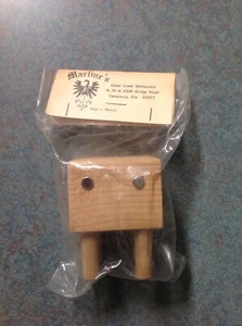 Vintage Store Stock NIP Dollhouse Miniature Wooden Butcher Block Kitchen Table - Picture 1 of 2