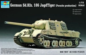 Trumpeter 07273 - 1:72 German Sd.Kfz.186 Tigre di Caccia (Porsche Model) - Nuovo - Foto 1 di 1