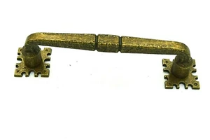 Straight Pull Handle Solid Brass with an aged bronze finish. 265mm - Picture 1 of 1