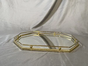 VINTAGE VANITY BATHROOM DRESSER VANITY MIRROR TRAY - Picture 1 of 4