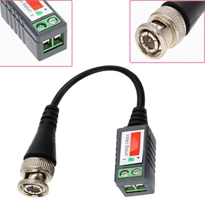 BNC Video Balun Conector de cámara CCTV Cable transceptor coaxial pasivo CAT5 a UTP - Imagen 1 de 5