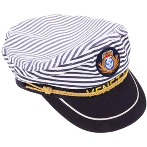 cappello nave adulto cappello nave da crociera costume da uomo cappello ammiraglio barca cappello marina - Foto 1 di 12