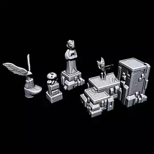 Brunnen und Statuen - Novus Landung - Starfinder - Cyberpunk - Science Fiction - Bild 1 von 11