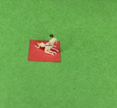 Spur N Sexy Scene V1N Liebespaar auf Decke 1/160 Figuren Diorama  Modellbahn - Bild 1 von 4