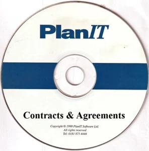 Contracts & Agreements PlanIT Professional Win 95, 98, & XP Best Plan On CD - Picture 1 of 1