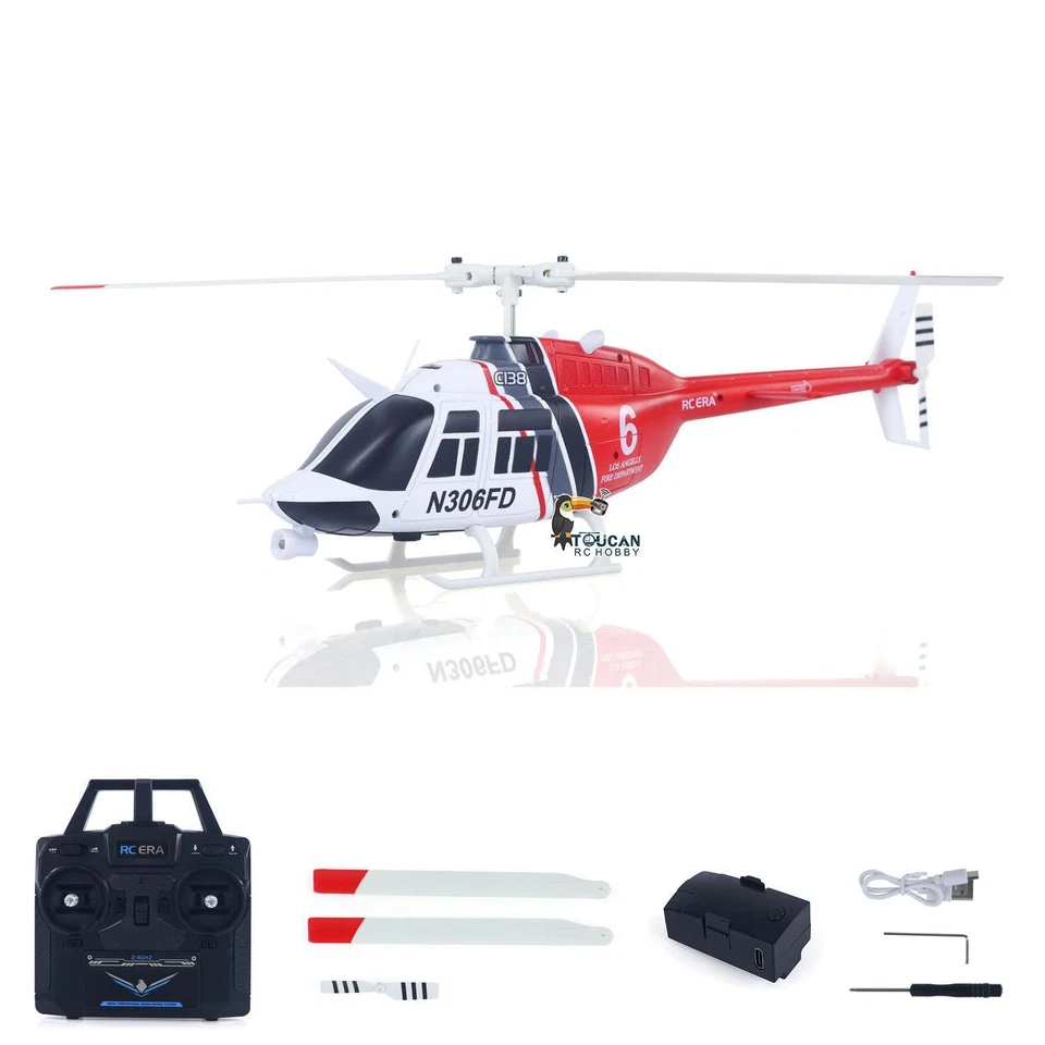 RC Hubschrauber Bell206 2.4G RC Stunt Flugzeug 6 Achse Gyroskop Kinder Spielzeug - Bild 1 von 4
