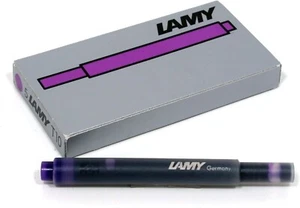 Cartuchos de tinta en caja para pluma estilográfica Lamy (5 por paquete) púrpura - Imagen 1 de 1