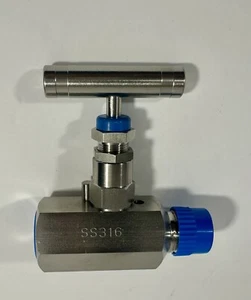 HV-SS-1/2-HS-180-MFX :1/2"MXF STRT.3166S Hex Pipe Valve, 10K PSI HARD SEAT (HYD) - Picture 1 of 6