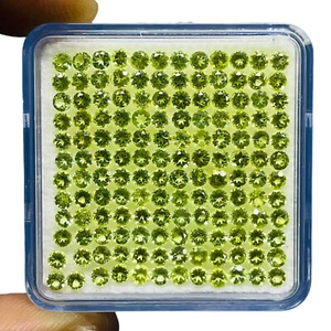 200 Stck. Natürliche Peridot 2,5 mm Rundschliff Top Qualität Lose Unbehandelt Edelsteine - Bild 1 von 9