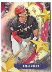 Dylan Crews 2025 Topps Stars of MLB RC Rookie #SMLB-30 Nationals - Picture 1 of 3