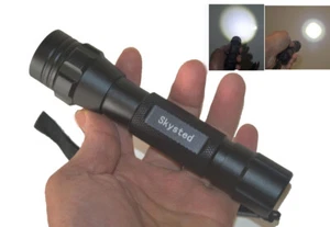 Linterna LED Monomodo Zoom 1000 Lúmenes 10W + Batería + Cargador - Imagen 1 de 13