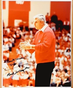 Indiana Hoosiers Basketball Coach Bob Knight Signed 8”x10” Photo. Original Mint - Picture 1 of 4