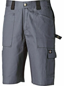 Dickies Shorts - WD4979 Duo Tone Cargo Work Casual Pockets Grey | Various Sizes - Picture 1 of 2