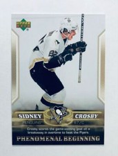 2005-06 Upper Deck Phenomenal Beginning Gold Sidney Crosby #10 Rookie Penguins
