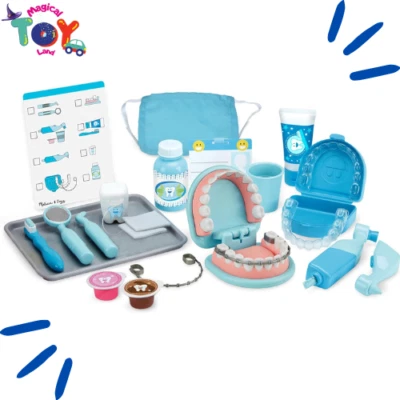 Kit de dentista de sonrisa con juego de simulación de dientes y accesorios dentales Foto 1 de 4