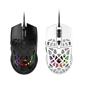 Ultralight rgb gaming mouse honeycomb design, 12400 dpi high precision - Picture 1 of 8
