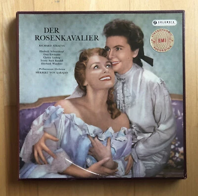 SAX 2269 72 UK 1960 Columbia Beethoven SCHWARZKOPF KARAJAN Rosenkavalier 4LP Box - Bild 1 von 4