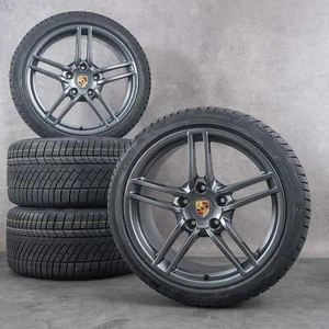 Original Porsche 19 inch Carrera 991.1 C4 4S rims winter wheels winter tires new - Picture 1 of 3