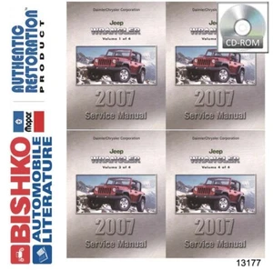 2007 Jeep Wrangler Shop Service Repair Manual CD - Picture 1 of 1