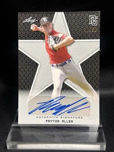 Payton Allen 2020 Leaf Perfect Game National Showcase Auto/50 - Picture 1 of 2