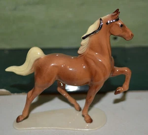 Hagen Renaker ASB Dark Palomino with Silver Ribbon & Star RARE No breaks - Picture 1 of 7