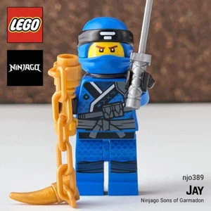 ๐ LEGO Jay Minifigure njo389 Ninjago Sons of Garmadon - Foto 1 di 8