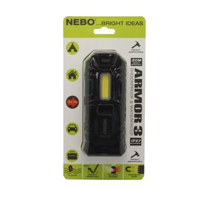 Nebo Armor 3 360 lumen work light and 160 lumen spot torch light - Image 1 of 4