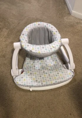 Fisher-Price GGD48 坐式地板座椅 - 灰色/绿色/蓝色 — 第 1/4 张图片