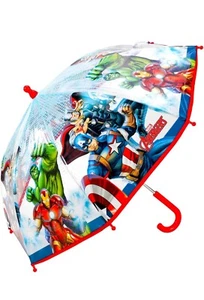 Marvel Avengers Umbrella Children's Kids Official Dome Bubble Brolly Superhero - Picture 1 of 3